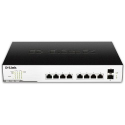 D-Link SWITCH 10 PUERTOS EASYSMART GIGABIT 242W POE BUDGET