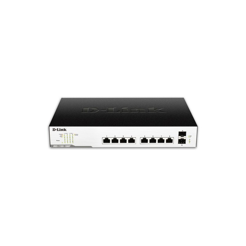 D-Link SWITCH 10 PUERTOS EASYSMART GIGABIT 242W POE BUDGET