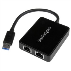 StarTech USB 3 2 PUERTOS GIGABIT ETHERNET LAN ADAPTADOR - 10/100/1000