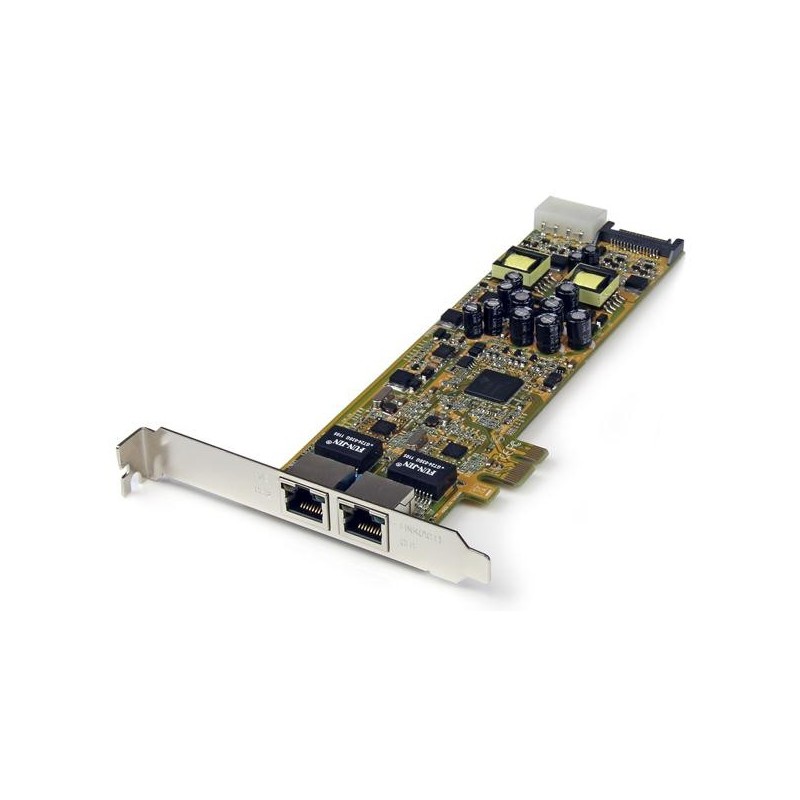 StarTech TARJETA DE RED GIGABIT ETHERNET PCI EXPRESS 2 PUERTOS POE PSE